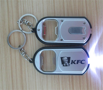 led bottle opener keychain