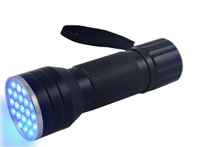 21UV led flashlight torch