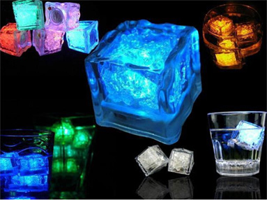 led blinking ice cube