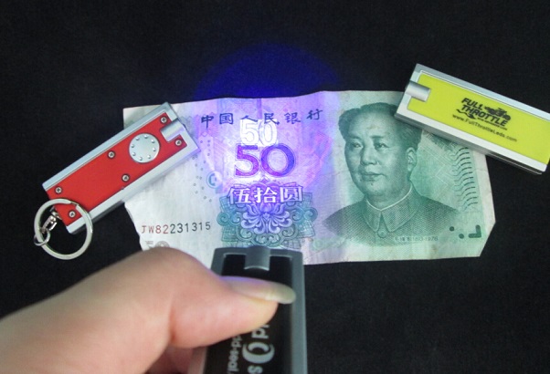 UV money detector keychain