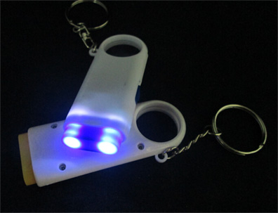 2led UV keychain