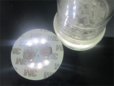 6led bottle lights 3M bottle sticker with white led