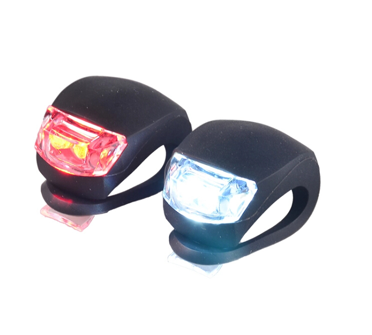 Hot Selling Mini Silicone LED Flashing Bike Light for Night Warning
