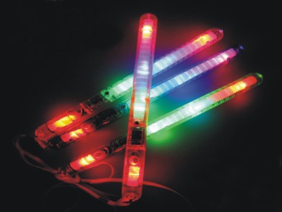 Customize Outdoor Concert Light up Flashing Stick Wands